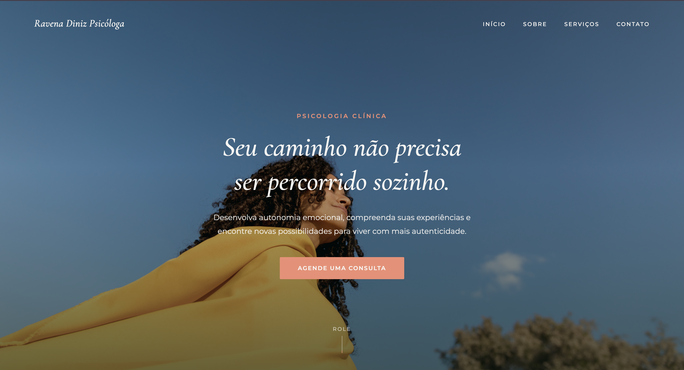 Site de Psicóloga Clínica